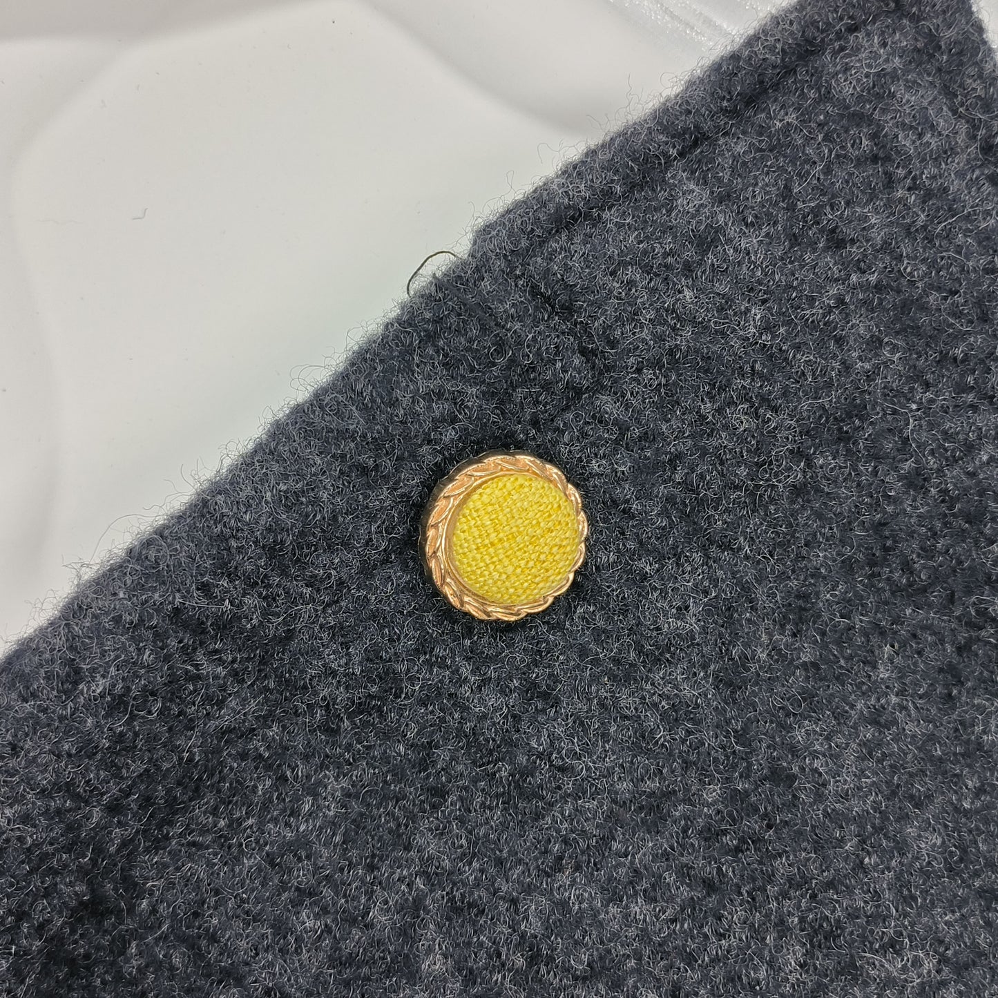 Original Design Yellow Versatile Braided Buttons