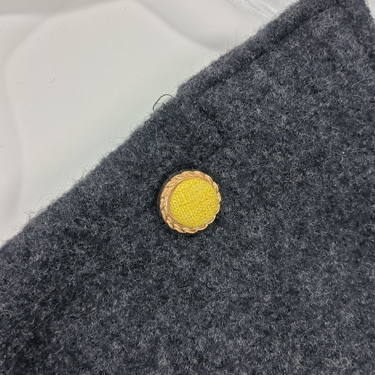 Original Design Yellow Versatile Braided Buttons