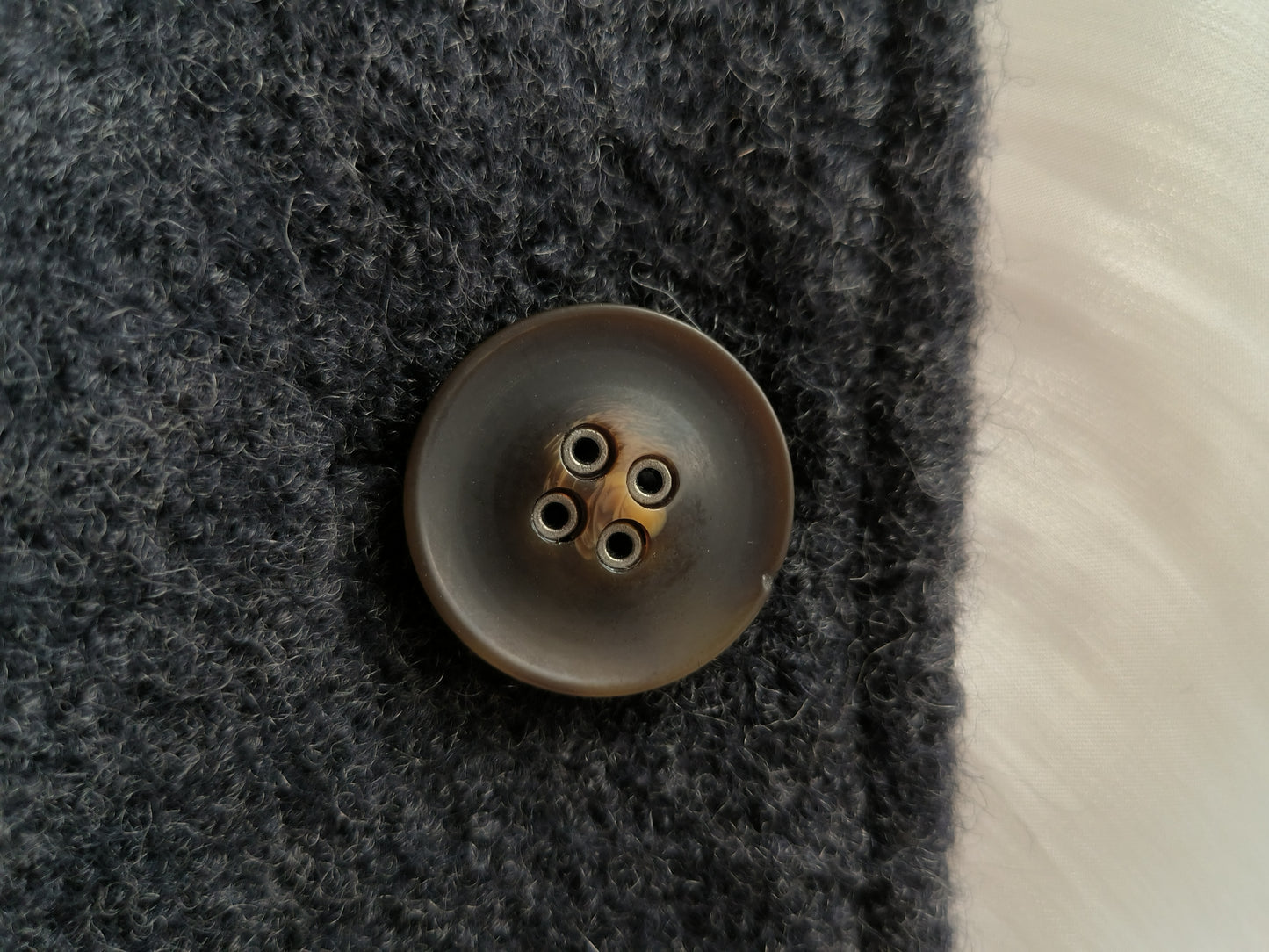 Vintage distressed round button