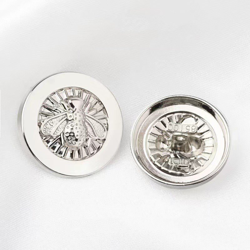 Bee Metal Alloy Button