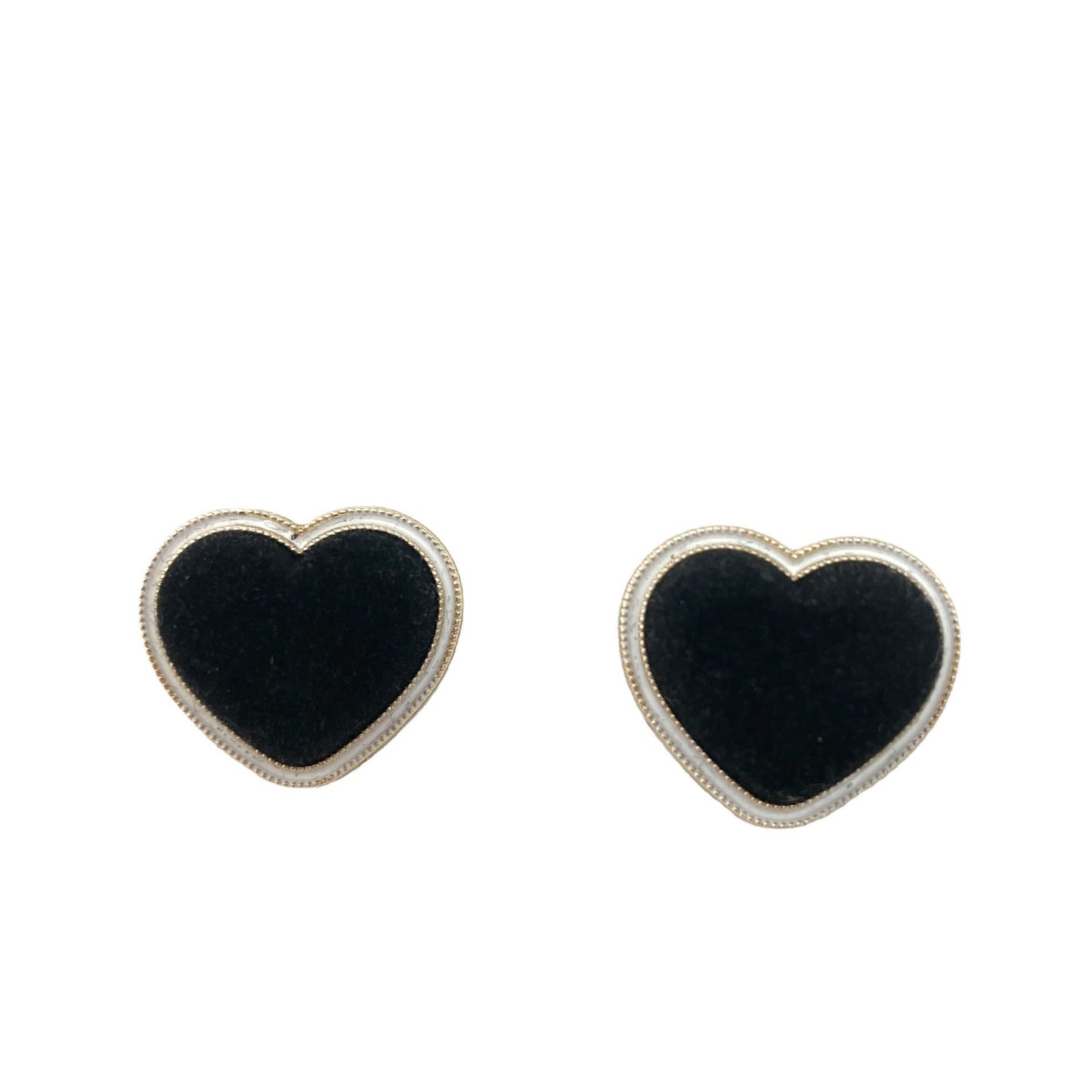 Original Design High-End Metal Heart Flocking Buttons