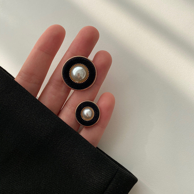 Original Design Metal flocking Pearl Button