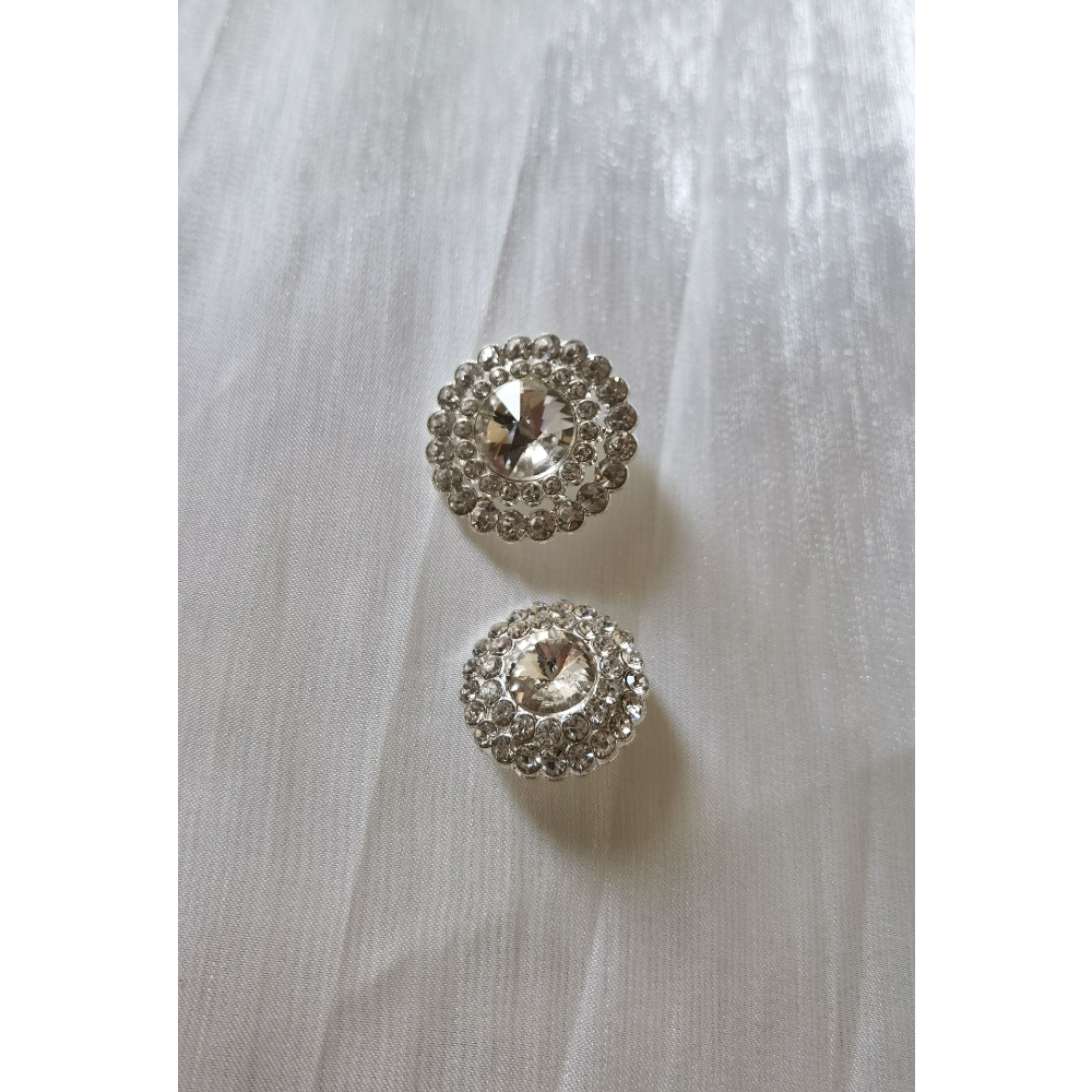 Premium rhinestone metal buttons