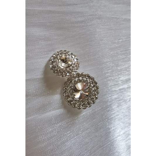 Premium rhinestone metal buttons